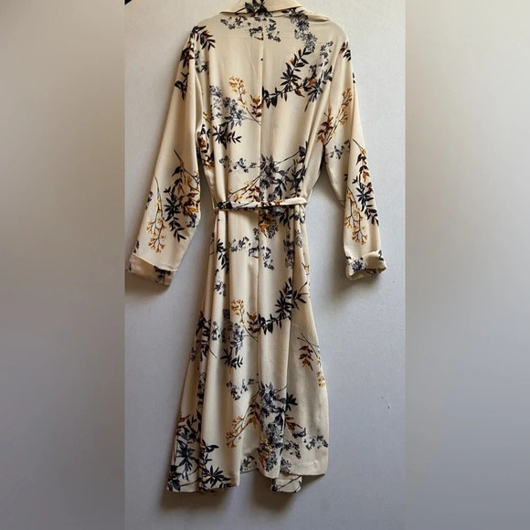 DEX floral belted duster  cardigan lightweight jacket Sz X (One size) - Picture 2 of 13